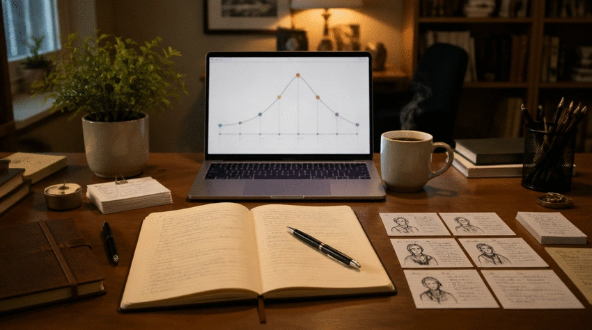 Crafting Characters with Plotting Techniques