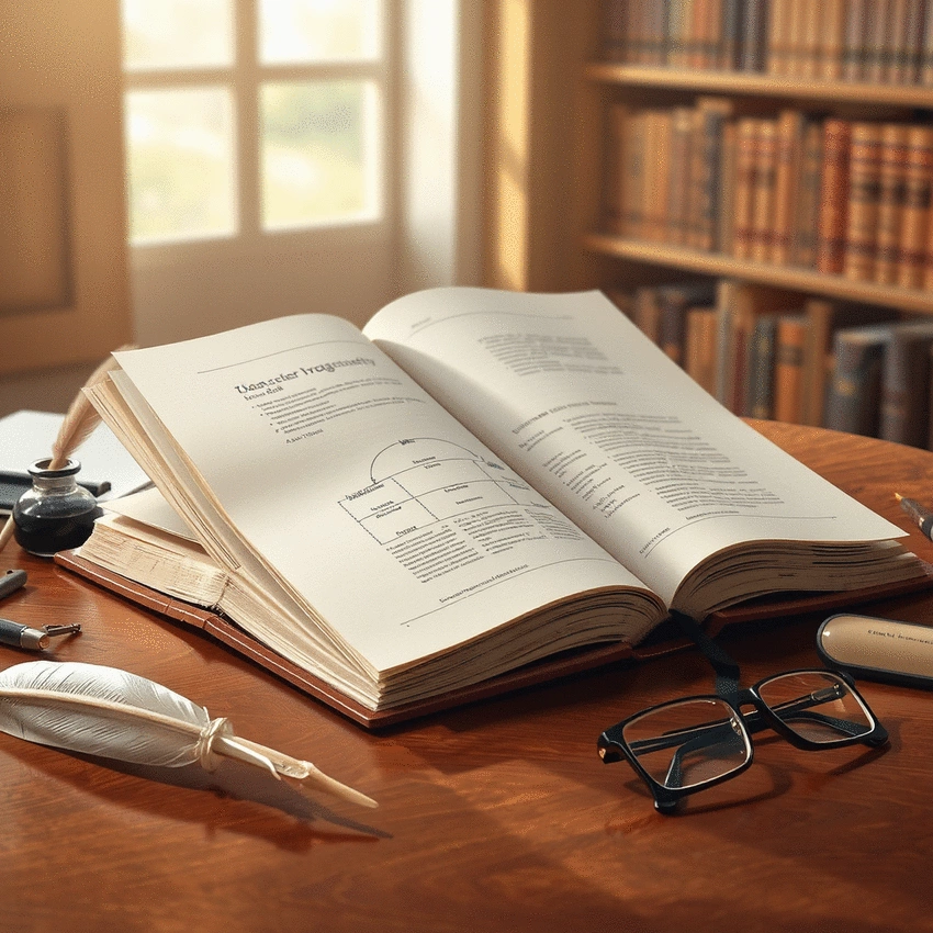 the relationship between character growth and arcs