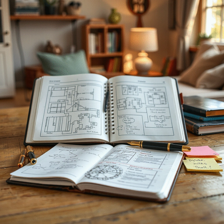 using plotting blueprints to enhance creativity